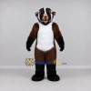 Custom Brown Black and White Animal Character Mascot Costume Adult Full Body Suit for School Events Custom Brown Black and White Animal Character Mascot Costume Adult Full Body Suit for School Events