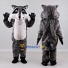 Custom Gray and White Raccoon Mascot Costume Adult Full Body Suit for School Events Custom Gray and White Raccoon Mascot Costume Adult Full Body Suit for School Events