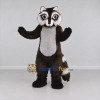 Custom Brown and Gray Raccoon Mascot Costume Adult Full Body Suit for Wildlife Events Custom Brown and Gray Raccoon Mascot Costume Adult Full Body Suit for Wildlife Events