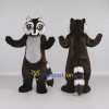 Custom Brown and Gray Raccoon Mascot Costume Adult Full Body Suit for Wildlife Events Custom Brown and Gray Raccoon Mascot Costume Adult Full Body Suit for Wildlife Events