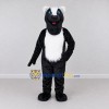 Custom Black and White Skunk Mascot Costume Adult Full Body Suit for Wildlife Events