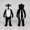 Custom Black and White Skunk Mascot Costume Adult Full Body Suit for Wildlife Events