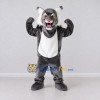 Custom Gray and White Lynx Mascot Costume Adult Full Body Suit for Sports Events Custom Gray and White Lynx Mascot Costume Adult Full Body Suit for Sports Events