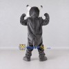 Custom Gray and White Lynx Mascot Costume Adult Full Body Suit for Sports Events Custom Gray and White Lynx Mascot Costume Adult Full Body Suit for Sports Events