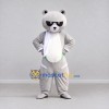Custom Light Gray and White Bear in Sunglasses Mascot Costume Adult Full Body Suit for Community Events Custom Light Gray and White Bear in Sunglasses Mascot Costume Adult Full Body Suit for Community Events