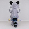 Custom Gray and White Raccoon Mascot Costume Adult Full Body Suit for School Events Custom Gray and White Raccoon Mascot Costume Adult Full Body Suit for School Events