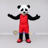 Custom Black White and Red Panda in Sportswear Mascot Costume Adult Full Body Suit for Sports Events Custom Black White and Red Panda in Sportswear Mascot Costume Adult Full Body Suit for Sports Events