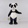 Custom Black and White Panda Mascot Costume Adult Full Body Suit for School Events Custom Black and White Panda Mascot Costume Adult Full Body Suit for School Events