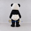 Custom Black and White Panda Mascot Costume Adult Full Body Suit for School Events Custom Black and White Panda Mascot Costume Adult Full Body Suit for School Events