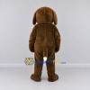 Custom Brown and White Dog Mascot Costume Adult Full Body Suit for Community Events Custom Brown and White Dog Mascot Costume Adult Full Body Suit for Community Events