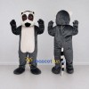 Custom Gray and White Ring Tailed Lemur Mascot Costume Adult Full Body Suit for Wildlife Events
