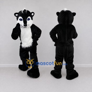 Custom Black and White Skunk Character Mascot Costume Adult Full Body Suit for Wildlife Events