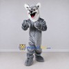 Custom Gray and White Wolf Mascot Costume Adult Full Body Suit for School Events Custom Gray and White Wolf Mascot Costume Adult Full Body Suit for School Events