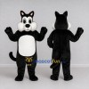 Custom Black and White Cat Mascot Costume Adult Full Body Suit for School Events Custom Black and White Cat Mascot Costume Adult Full Body Suit for School Events
