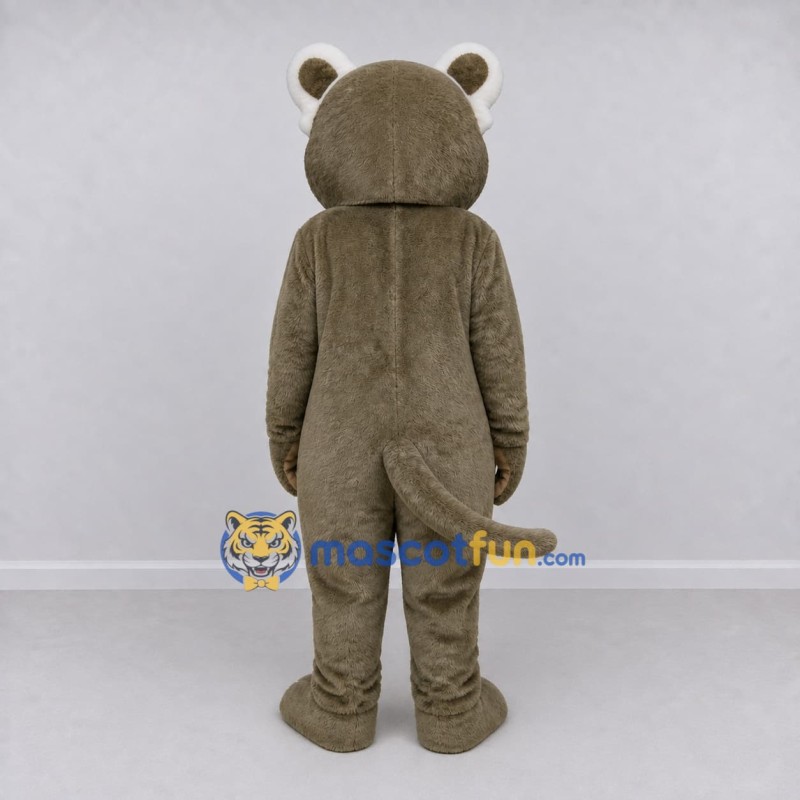 Custom Gray Brown and White Mouse Mascot Costume Adult Full Body Suit for School Events Custom Gray Brown and White Mouse Mascot Costume Adult Full Body Suit for School Events