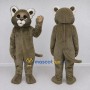 Custom Gray Brown and White Mouse Mascot Costume Adult Full Body Suit for School Events