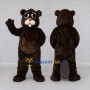 Custom Dark Brown Beaver Mascot Costume Adult Full Body Suit for Wildlife Events
