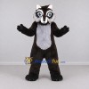 Custom Dark Brown and White Raccoon Mascot Costume Adult Full Body Suit for Wildlife Events