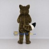 Custom Olive Brown and White Raccoon Mascot Costume Adult Full Body Suit for Wildlife Events Custom Olive Brown and White Raccoon Mascot Costume Adult Full Body Suit for Wildlife Events