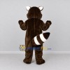 Custom Dark Brown and White Raccoon Mascot Costume Adult Full Body Suit for Wildlife Events