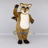 Custom Tan and White Raccoon Mascot Costume Adult Full Body Suit for Wildlife Events