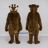 Custom Brown and White Badger Mascot Costume Adult Full Body Suit for Wildlife Events Custom Brown and White Badger Mascot Costume Adult Full Body Suit for Wildlife Events