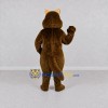 Custom Brown and White Rodent Character Mascot Costume Adult Full Body Suit for School Events Custom Brown and White Rodent Character Mascot Costume Adult Full Body Suit for School Events