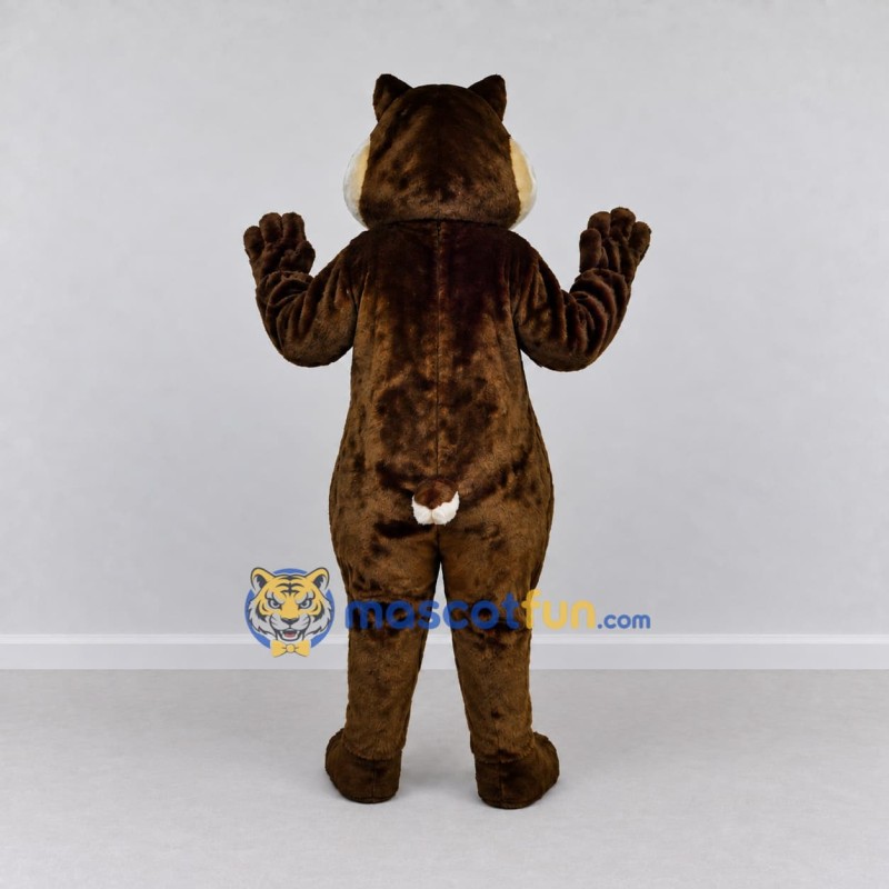 Custom Brown and Cream Chipmunk Character Mascot Costume Adult Full Body Suit for School Events Custom Brown and Cream Chipmunk Character Mascot Costume Adult Full Body Suit for School Events