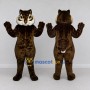 Custom Brown and Cream Chipmunk Character Mascot Costume Adult Full Body Suit for School Events