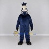 Custom Navy Blue and Cream Zebra Mascot Costume Adult Full Body Suit for School Events Custom Navy Blue and Cream Zebra Mascot Costume Adult Full Body Suit for School Events