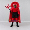 Custom Red and Black Devil Mascot Costume Adult Full Body Suit for Halloween Events Custom Red and Black Devil Mascot Costume Adult Full Body Suit for Halloween Events