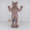 Custom Gray Brown and White Cat Mascot Costume Adult Full Body Suit for School Events Custom Gray Brown and White Cat Mascot Costume Adult Full Body Suit for School Events