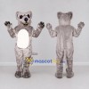 Custom Gray and White Scary Rat Mascot Costume Adult Full Body Suit for Halloween Events