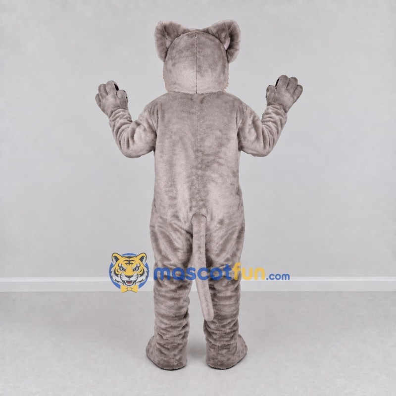 Custom Gray and White Scary Rat Mascot Costume Adult Full Body Suit for Halloween Events