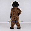 Custom Brown Black and White Badger Mascot Costume Adult Full Body Suit for School Events