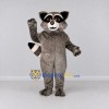 Custom Gray and White Raccoon Mascot Costume Adult Full Body Suit for School Events Custom Gray and White Raccoon Mascot Costume Adult Full Body Suit for School Events