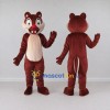 Custom Reddish Brown and Cream Squirrel Character Mascot Costume Adult Full Body Suit for School Events Custom Reddish Brown and Cream Squirrel Character Mascot Costume Adult Full Body Suit for School Events