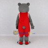 Custom Gray and Red Bear in Basketball Uniform Mascot Costume Adult Full Body Suit for Sports Events Custom Gray and Red Bear in Basketball Uniform Mascot Costume Adult Full Body Suit for Sports Events