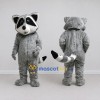 Custom Gray and White Raccoon Mascot Costume Adult Full Body Suit for Wildlife Events Custom Gray and White Raccoon Mascot Costume Adult Full Body Suit for Wildlife Events