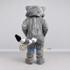 Custom Gray and White Raccoon Mascot Costume Adult Full Body Suit for Wildlife Events Custom Gray and White Raccoon Mascot Costume Adult Full Body Suit for Wildlife Events
