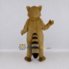 Custom Golden Brown and White Raccoon Mascot Costume Adult Full Body Suit for Wildlife Events