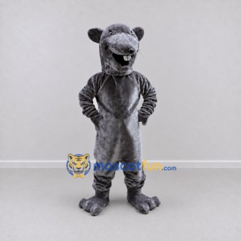 Custom Dark Gray Rat Mascot Costume Adult Full Body Suit for Halloween Events