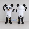Custom Black and White Panda in Sportswear Mascot Costume Adult Full Body Suit for Sports Events Custom Black and White Panda in Sportswear Mascot Costume Adult Full Body Suit for Sports Events