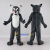 Custom Dark Gray and White Cat Mascot Costume Adult Full Body Suit for School Events Custom Dark Gray and White Cat Mascot Costume Adult Full Body Suit for School Events