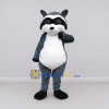 Custom Blue Gray and White Raccoon Mascot Costume Adult Full Body Suit for School Events Custom Blue Gray and White Raccoon Mascot Costume Adult Full Body Suit for School Events