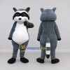 Custom Blue Gray and White Raccoon Mascot Costume Adult Full Body Suit for School Events Custom Blue Gray and White Raccoon Mascot Costume Adult Full Body Suit for School Events