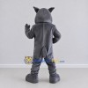 Custom Gray and White Wolf Mascot Costume Adult Full Body Suit for School Events Custom Gray and White Wolf Mascot Costume Adult Full Body Suit for School Events