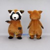 Custom Orange Brown and White Red Panda Character Mascot Costume Adult Full Body Suit for Wildlife Events Custom Orange Brown and White Red Panda Character Mascot Costume Adult Full Body Suit for Wildlife Events