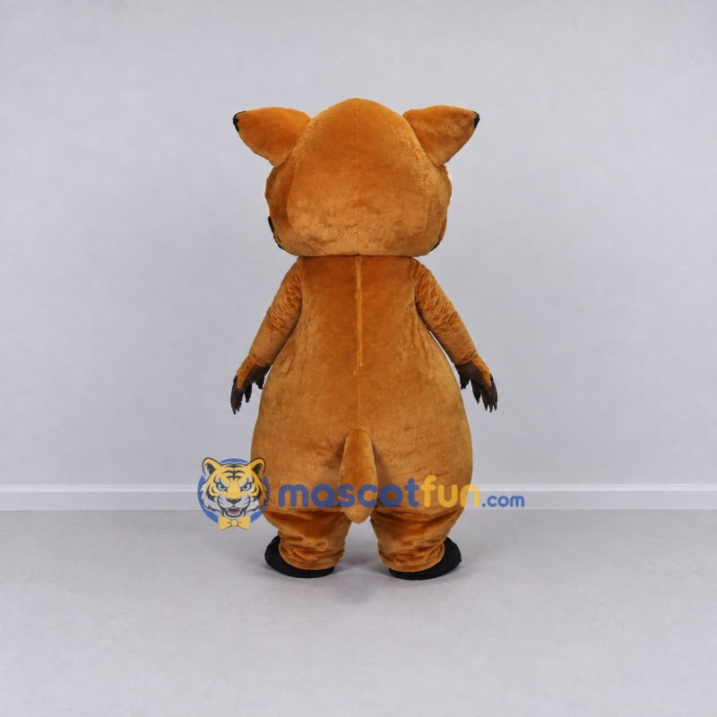 Custom Orange Brown and White Red Panda Character Mascot Costume Adult Full Body Suit for Wildlife Events Custom Orange Brown and White Red Panda Character Mascot Costume Adult Full Body Suit for Wildlife Events