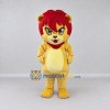 Custom Yellow and Red Lion Mascot Costume Adult Full Body Suit for School Events Custom Yellow and Red Lion Mascot Costume Adult Full Body Suit for School Events